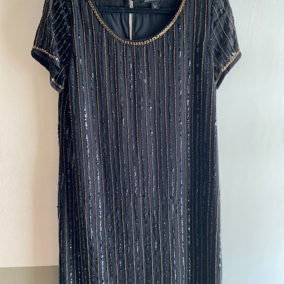 Boston Proper Short Sleeve Sequin Dress - Worn once - Picture 1 of 3